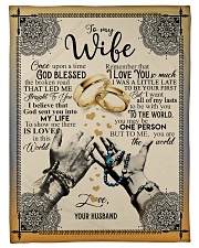 To My Wife - Once Upon A Times God Blessed Fleece Blanket tile