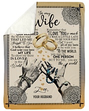 To My Wife - Once Upon A Times God Blessed Sherpa Fleece Blanket tile