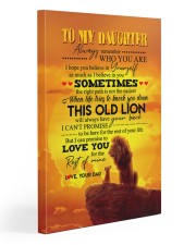 Daughter - Lion- Always Remember Who You Are 20x30 Gallery Wrapped Canvas Prints front