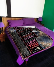 TO MY GIRLFRIEND Large Fleece Blanket - 60" x 80" aos-coral-fleece-blanket-60x80-lifestyle-front-01