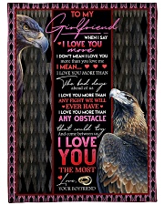 TO MY GIRLFRIEND Large Fleece Blanket - 60" x 80" front