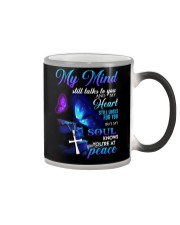 To My Angel Dad - T-Shirt Color Changing Mug tile