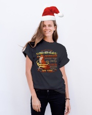 TO MY SON-IN-LAW - FOX - LOVE MADE YOU MY SON Classic T-Shirt lifestyle-holiday-crewneck-front-1