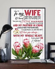TO MY WIFE - KING PROTEA - I LOVE YOU 16x24 Poster lifestyle-poster-2