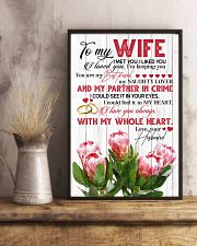 TO MY WIFE - KING PROTEA - I LOVE YOU 16x24 Poster lifestyle-poster-3