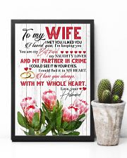 TO MY WIFE - KING PROTEA - I LOVE YOU 16x24 Poster lifestyle-poster-8