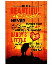 To Daughter - Lion - Never Forget That I Love You Vertical Poster tile