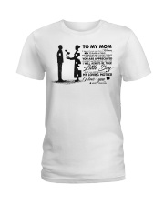 To My Mom - Sticker Ladies T-Shirt tile