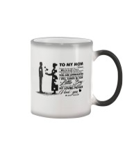 To My Mom - Sticker Color Changing Mug tile