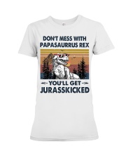 T-SHIRT - T REX - DON'T MES WITH Premium Fit Ladies Tee tile