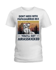 T-SHIRT - T REX - DON'T MES WITH Ladies T-Shirt tile