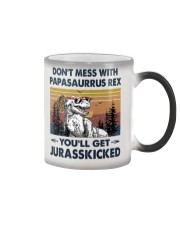 T-SHIRT - T REX - DON'T MES WITH Color Changing Mug tile