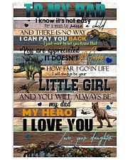 TO MY DAD - DINOSAUR - YOU ARE APPRECIATED 16x24 Poster front