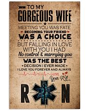 TO MY GORGEOUS WIFE 16x24 Poster front