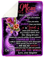 To My Mom - You Are My Sunshine Sherpa Fleece Blanket tile