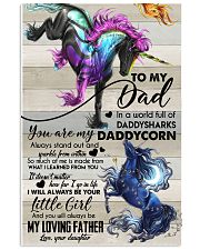 POSTER - TO MY DAD - UNICORN 16x24 Poster front