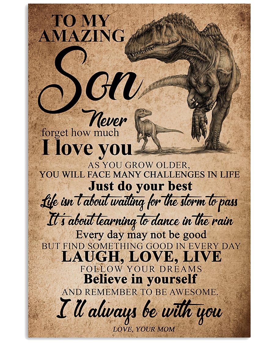 MOM TO SON 16x24 Poster