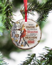 Angel - There's A Little Bit Of Heaven In Home Circle ornament - single (porcelain) aos-circle-ornament-single-porcelain-lifestyles-07