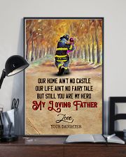 To My Dad - Firefighter - Poster 16x24 Poster lifestyle-poster-2