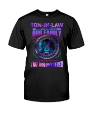 Son-in-law - Galaxy Lion - You Volunteered Classic T-Shirt front