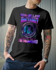Son-in-law - Galaxy Lion - You Volunteered Classic T-Shirt lifestyle-mens-crewneck-front-6