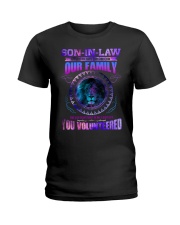 Son-in-law - Galaxy Lion - You Volunteered Ladies T-Shirt tile