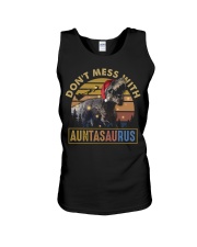 Auntasaurus - Don't Mess With Unisex Tank tile