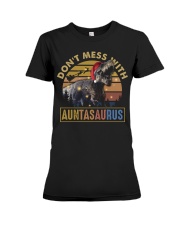 Auntasaurus - Don't Mess With Premium Fit Ladies Tee tile