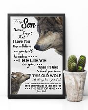 TO MY SON - WOLF- NEVER FORGET THAT 16x24 Poster lifestyle-poster-8