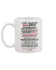 MUG - TO MY DAUGHTER - GRADUATION - SENIOR Mug back