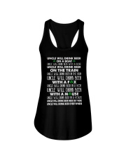 Uncle will drink beer on a boat Ladies Flowy Tank thumbnail