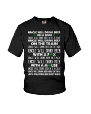 Uncle will drink beer on a boat Youth T-Shirt thumbnail