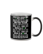 Uncle will drink beer on a boat Color Changing Mug thumbnail