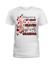 Angel - Grandma - A Big Piece Of My Heart Ladies T-Shirt tile