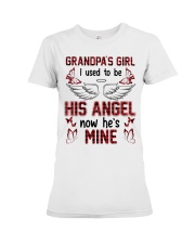 Angel - Grandpa - I Used To Be His Angel Premium Fit Ladies Tee tile