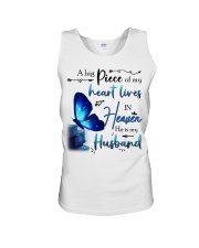 MY ANGEL HUSBAND LIVES IN HEAVEN - BUTTERFLY Unisex Tank tile