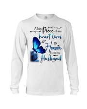 MY ANGEL HUSBAND LIVES IN HEAVEN - BUTTERFLY Long Sleeve Tee tile