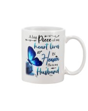 MY ANGEL HUSBAND LIVES IN HEAVEN - BUTTERFLY Mug tile