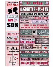 To My Daughter-in-law - We Both Love The Same Man 16x24 Poster front