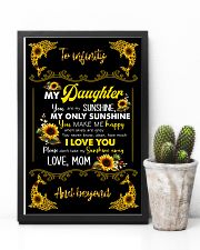 TO DAUGHTER - SUNFLOWER DOLPHIN - MY SUNSHINE 16x24 Poster lifestyle-poster-8