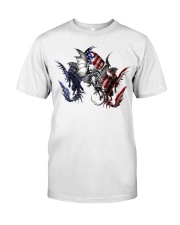 Dragon - Us Flag - Sticker Classic T-Shirt tile