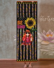 Independence Day - Hippie - Be Kind - Yoga Mat Yoga Mat 24x70 (vertical) aos-yoga-mat-lifestyle-29