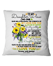MOM TO DAUGHTER IN LAW Square Pillowcase thumbnail