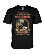 Grandson - I Am Living The Dream - T-Shirt V-Neck T-Shirt tile