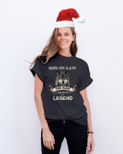 SON-IN-LAW - WOLF - THE MAN THE MYTH THE LEGEND Classic T-Shirt lifestyle-holiday-crewneck-front-1