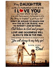 To Daughter - Always Remember How Much - Canvas Vertical Poster tile