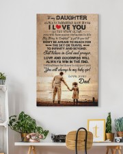 To Daughter - Always Remember How Much - Canvas 20x30 Gallery Wrapped Canvas Prints aos-canvas-pgw-20x30-lifestyle-front-03
