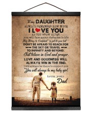 To Daughter - Always Remember How Much - Canvas Hanging Canvas tile