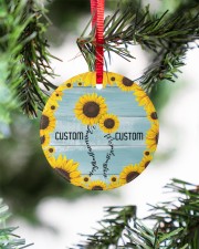 Daughter - You Are My Sunshine - Personalized Circle ornament - single (porcelain) aos-circle-ornament-single-porcelain-lifestyles-07