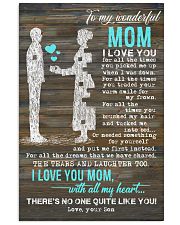 POSTER - TO MY MOTHER - PIECE - I LOVE YOU 16x24 Poster front